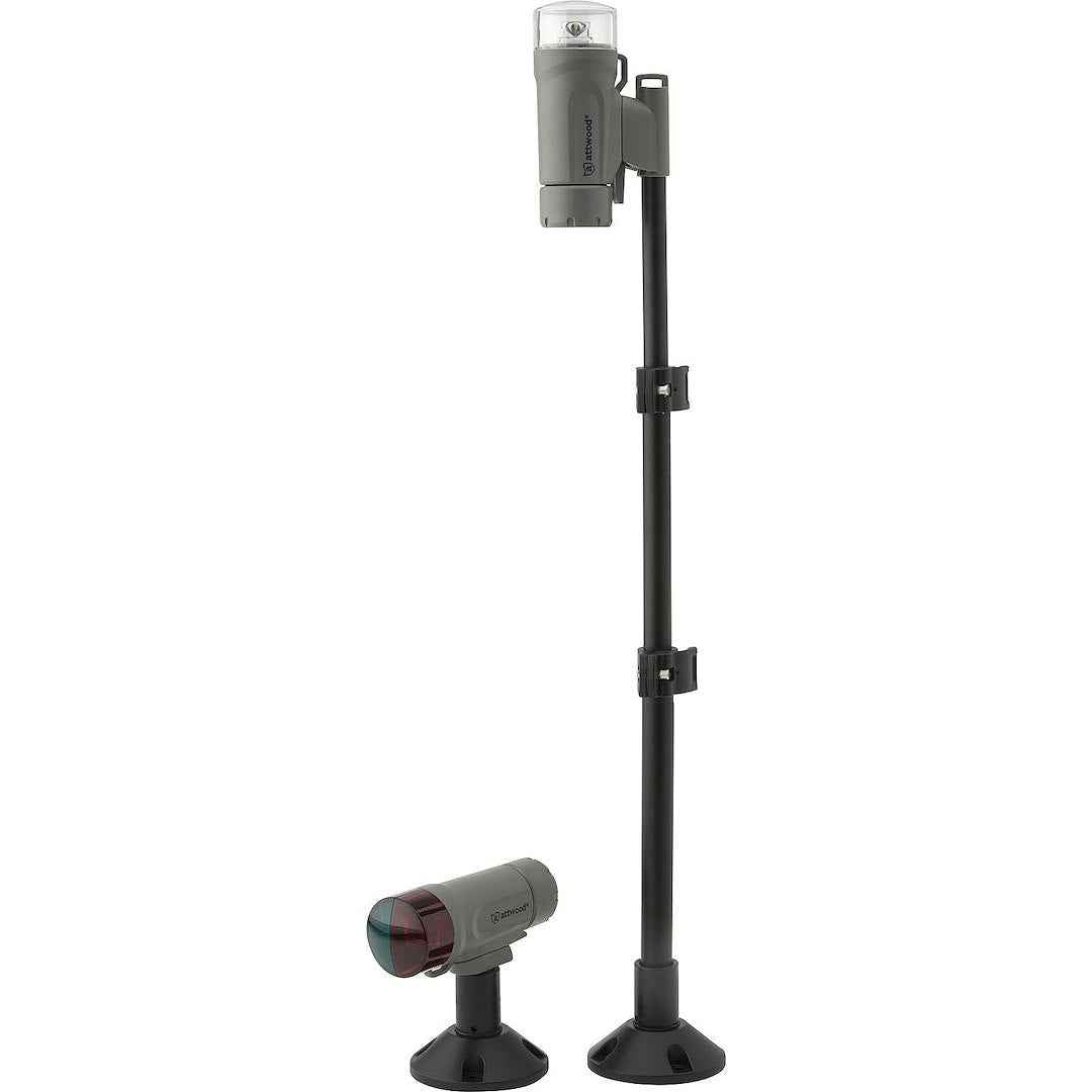 Attwood Marine Portable LED Bow and Stern Navigation Light Kit – 14190-7