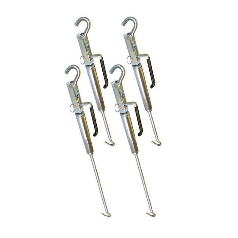Lippert Components 182895 Happijac Qwik-Load Turnbuckle Kit , Stainless Steel Camper Tie – image 1