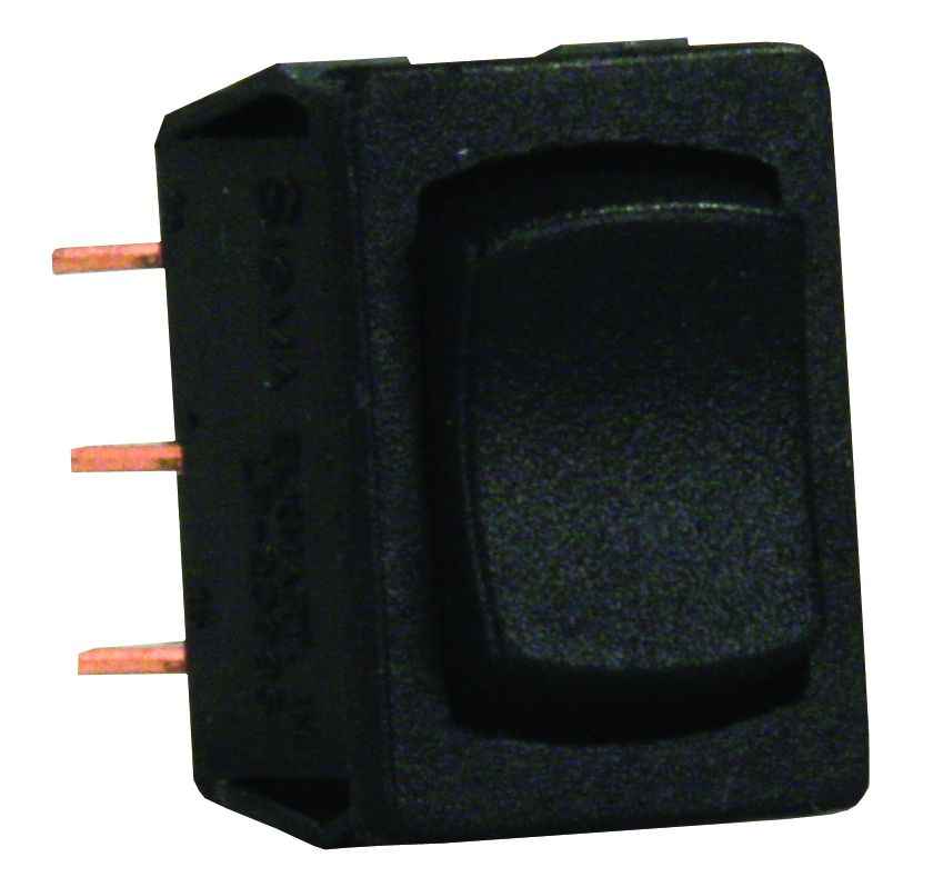 JR Products 13335 Black On/Off/On Rocker