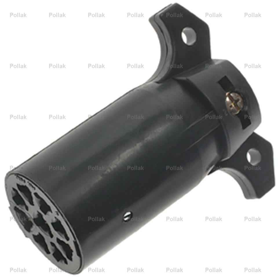 Pollak 12906 Black Serviceable 9-Blade Trailer Connector