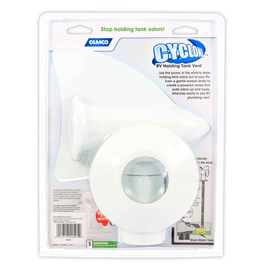 Camco 40595 Sewer Vent Cap - Fits Up To 2 in Vent Pipe