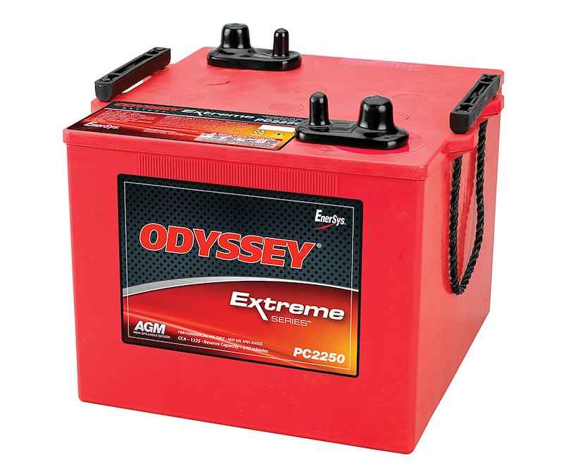 Odyssey Battery ODS-AGM6M Odyssey AGM Battery 12V 1225 CCA Group 6T – image 1