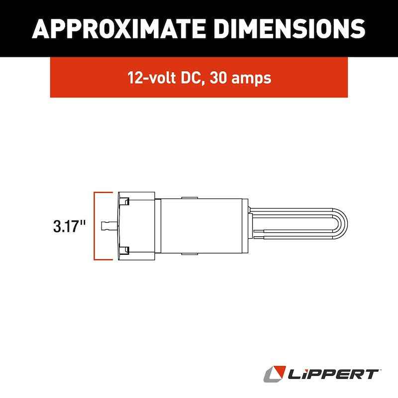 Lippert Components 125802 Slide Out Motor, 9000 RPM 18:1 Tuson Motor for Through Frame – image 4