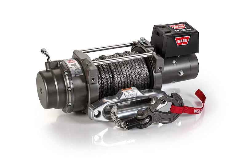 Warn 97730 M15-S 12V Electric Recovery Winch with 80 Ft Spydura – image 2