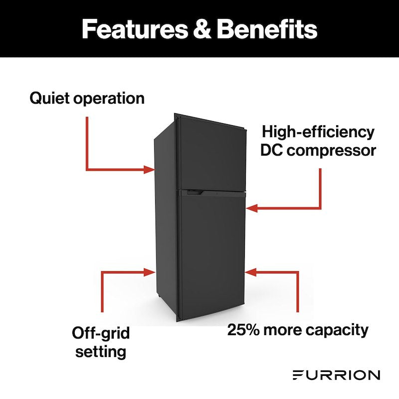 Furrion FCR10DCGTA-BL Arctic 12V DC RV Refrigerator, 10 Cu. Ft. – image 2
