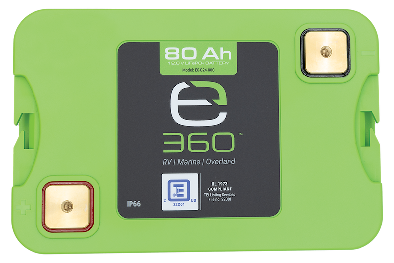 Expion 360 EX-G24-80C RV Marine Lithium Battery Expion360 Group 24 80Ah 12.8V – image 2
