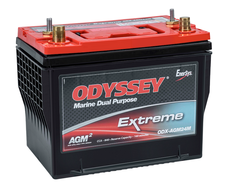 Odyssey Battery ODX-AGM24M Odyssey AGM Starting Battery Group 24 12V 840 CCA Marine – image 1