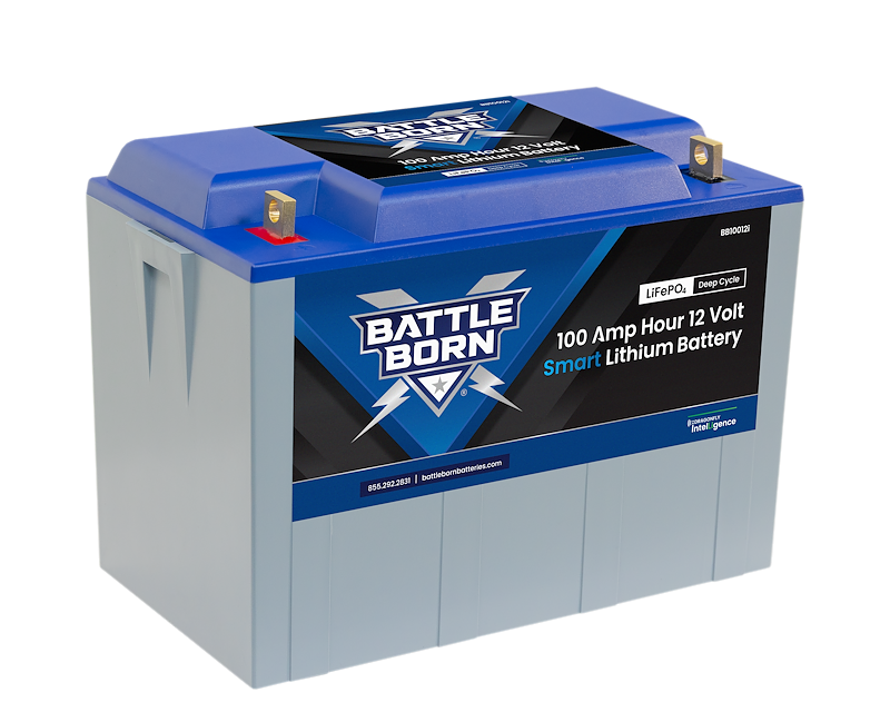 Battle Born Batteries BB10012I 12V Group 31 Lithium Deep Cycle RV Battery 100Ah Smart – image 1
