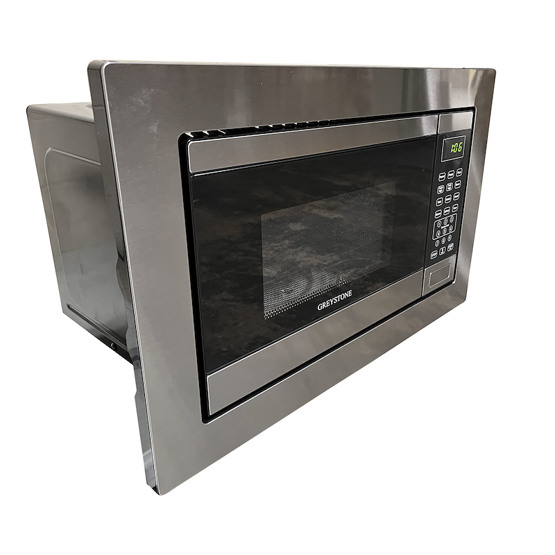 Way Interglobal 107848 Greystone Microwave Oven 0.9 Cu Ft Stainless Steel with Trim Kit – image 2