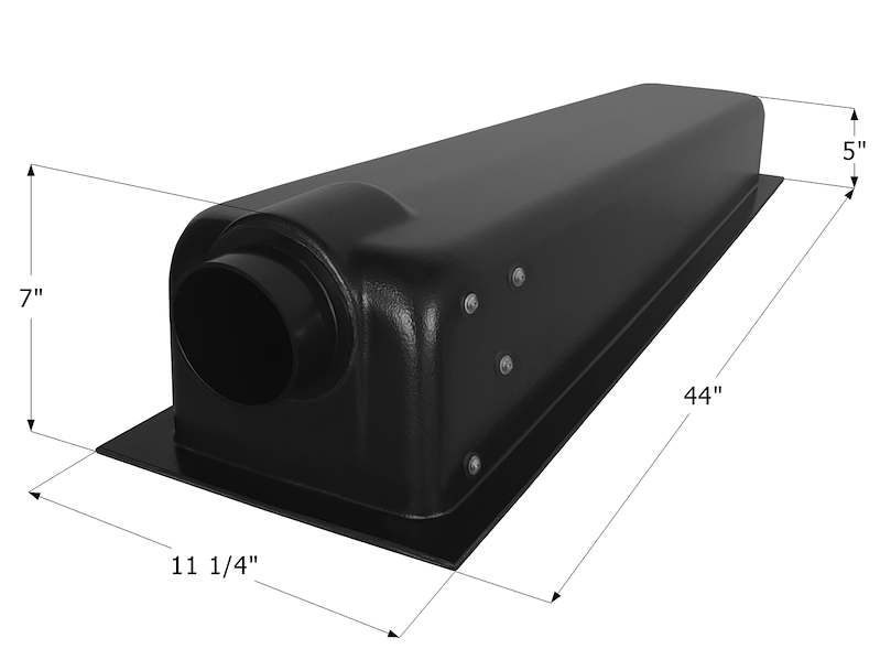 Icon 14049 Waste Holding Tank 8 Gallon 44 x 11.25 x 7 Inch RV Black & Gray – image 1