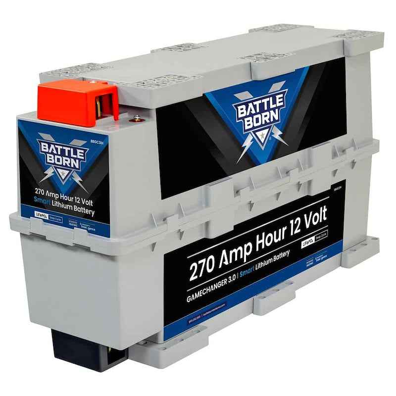 Battle Born Batteries BBGC3IH 12V GC3 Lithium Deep Cycle RV Battery 270Ah Heated Smart – image 2