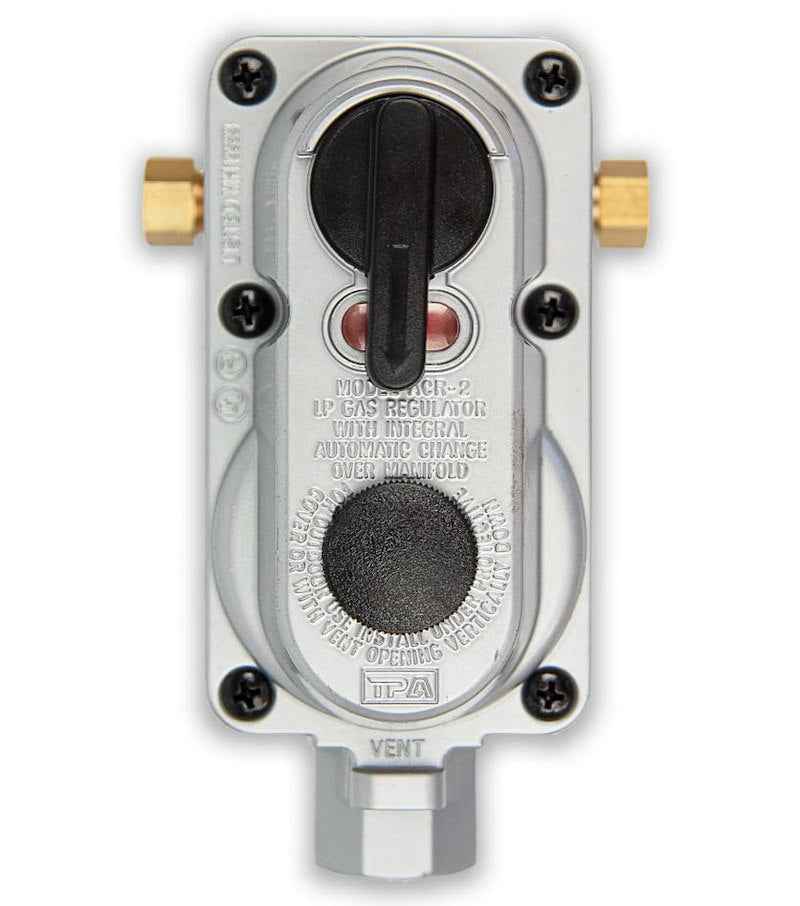 Flame King ACR-2 RV Auto Changeover Propane Regulator, Two Stage – image 1