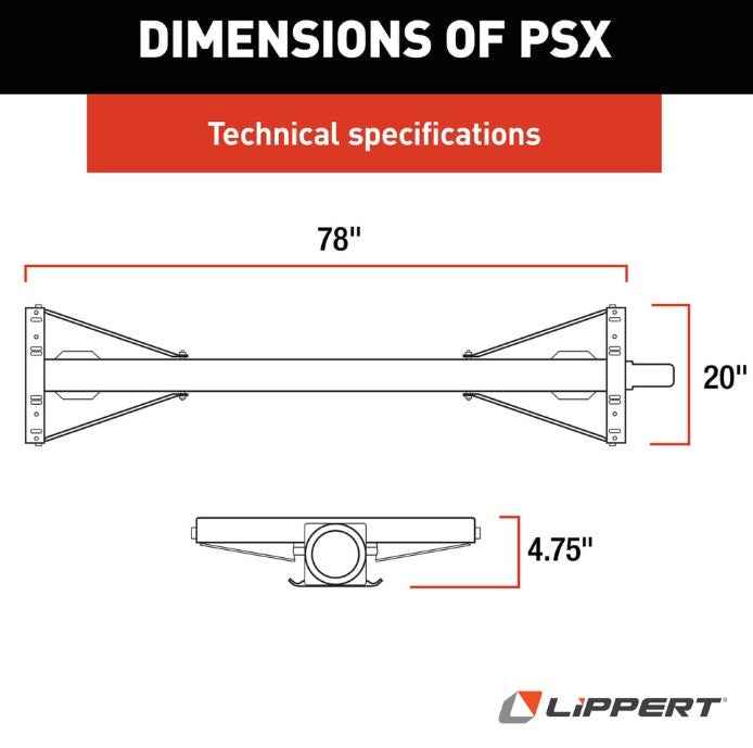 Lippert Components 2025012486 Lippert PSX1 Electric Trailer Stabilizer Jack, 30 Inch – image 3