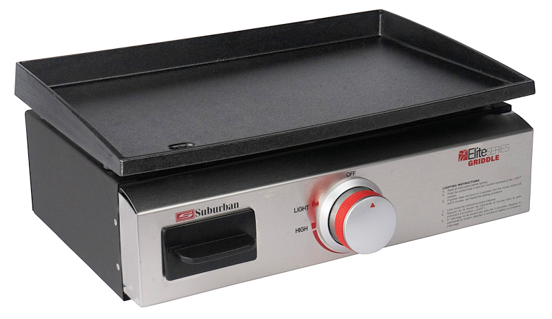 Invision 3060ALG Outdoor Griddle SOP-1002A, 11,000 BTU Cast Iron, Slide Mount – image 1