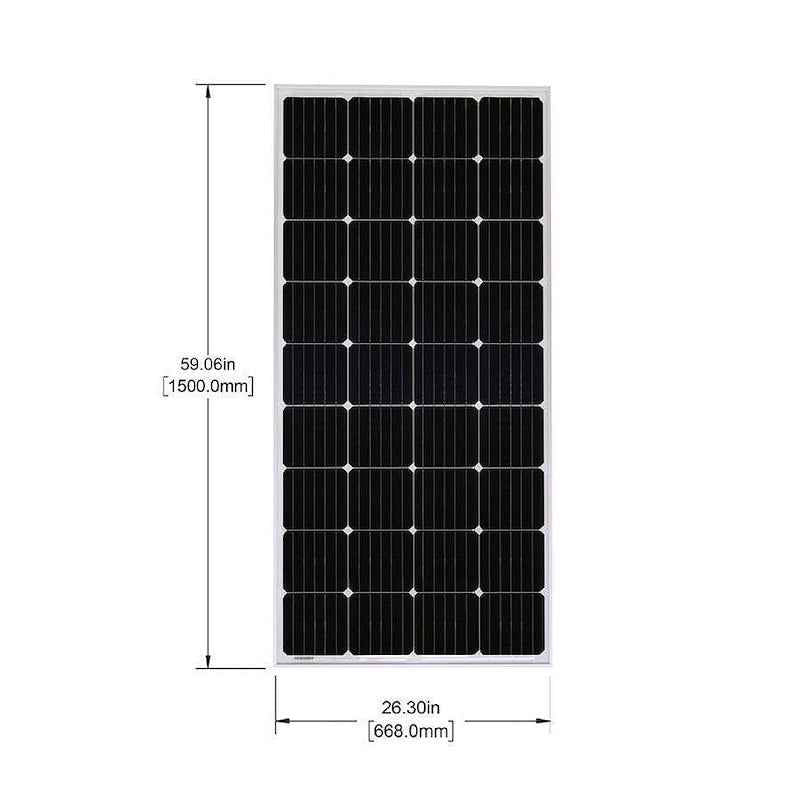 Go Power SOLAR-AE-4 Go Power 800 Watt Solar Kit, 59-1/8" L x 26-5/16" W x 1-9/16" Thick – image 2