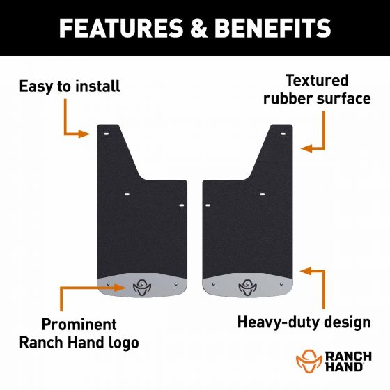 Ranch Hand 250933rh Heavy-Duty Truck Mud Guard