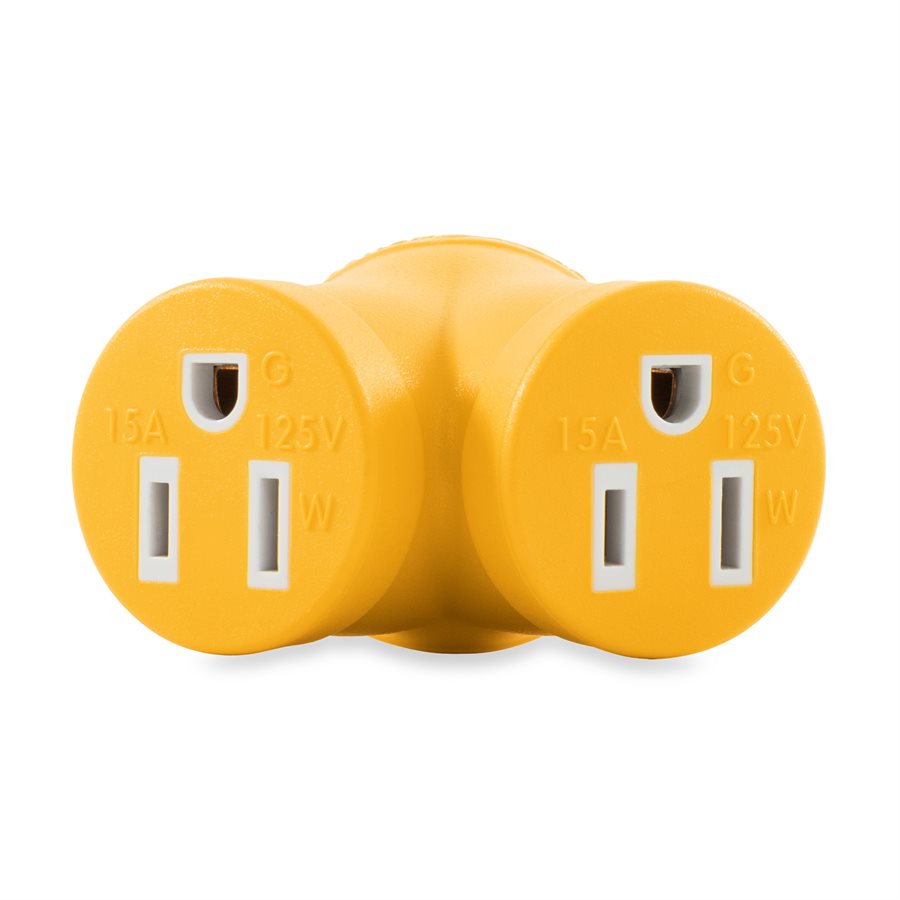Camco 55438 Power Adapter - L14-30P to 5-15R