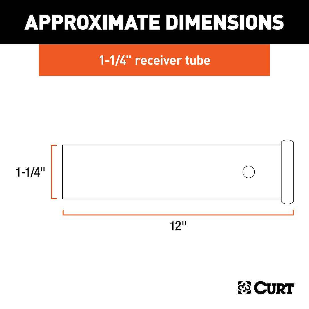 CURT Trailer Hitch Receiver Tube – 49512