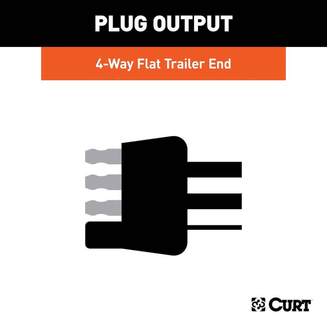 CURT Towed Vehicle Wiring Kit - Plug-And-Play – 58985
