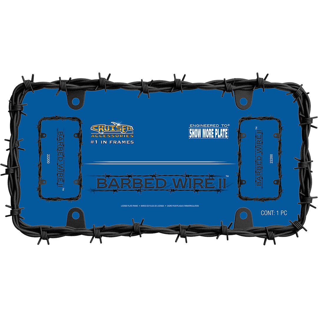 Cruiser 22200 Barbed-Wire Four-Hole Plate Surround - image 2