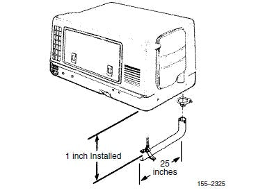Cummins Power Generation Generator Exhaust Pipe (155-2325)