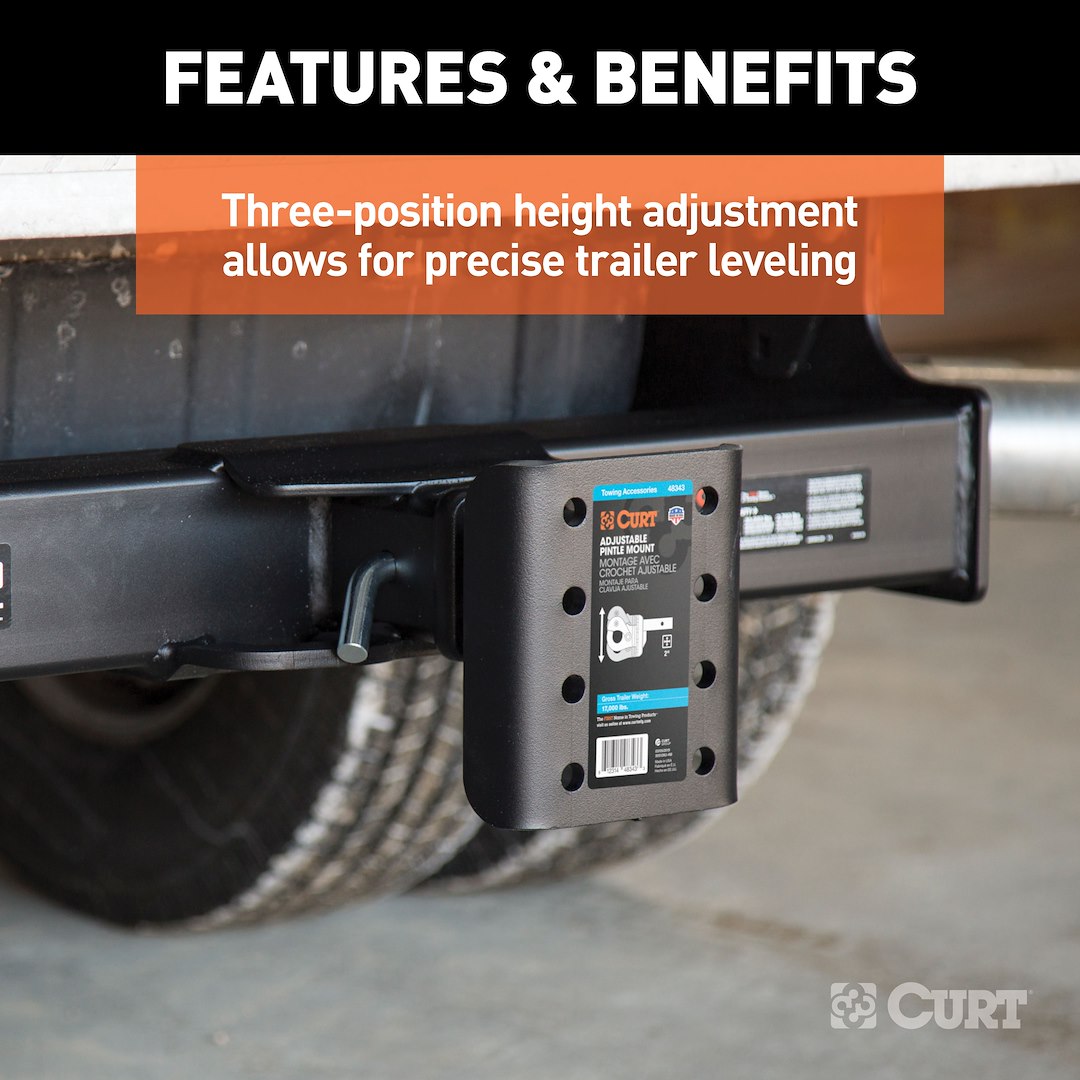 Curt 48343 Pintle Hook Mounting Plate - image 3