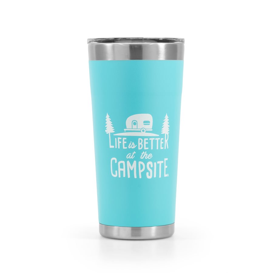 Camco 20 oz Insulated Travel Mug - Cool Blue – 53057