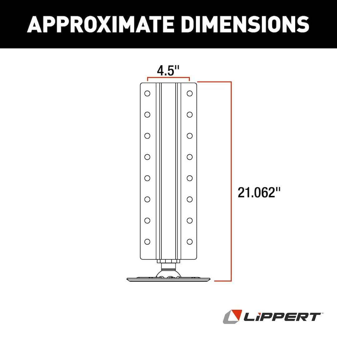 Lippert Components 3728923 Leveling Jack - image 2