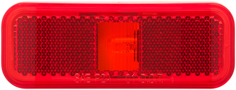 Optronics MC44RBP Red MC44 Reflex Incandescent Clearance Lamp