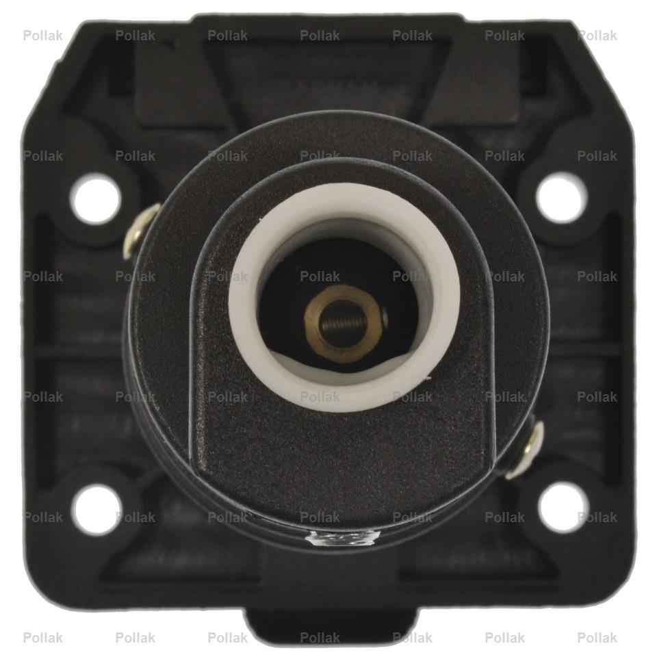 Pollak 12707E Black 7-Blade Vehicle Connector with Safety Latch