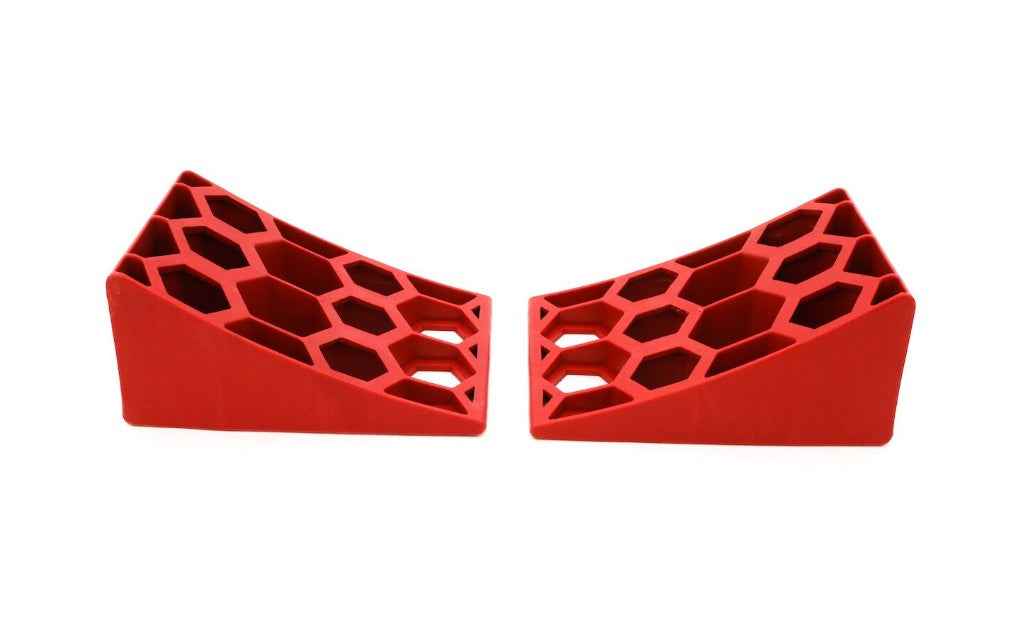 Weigh Safe Orange Trailer Wheel Chocks - Set of 2 – WS-WCS