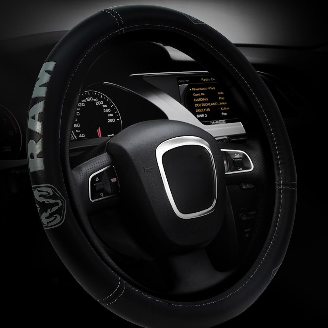Plasticolor 006789R01 Ram Leather Deluxe Elite Steering Cover