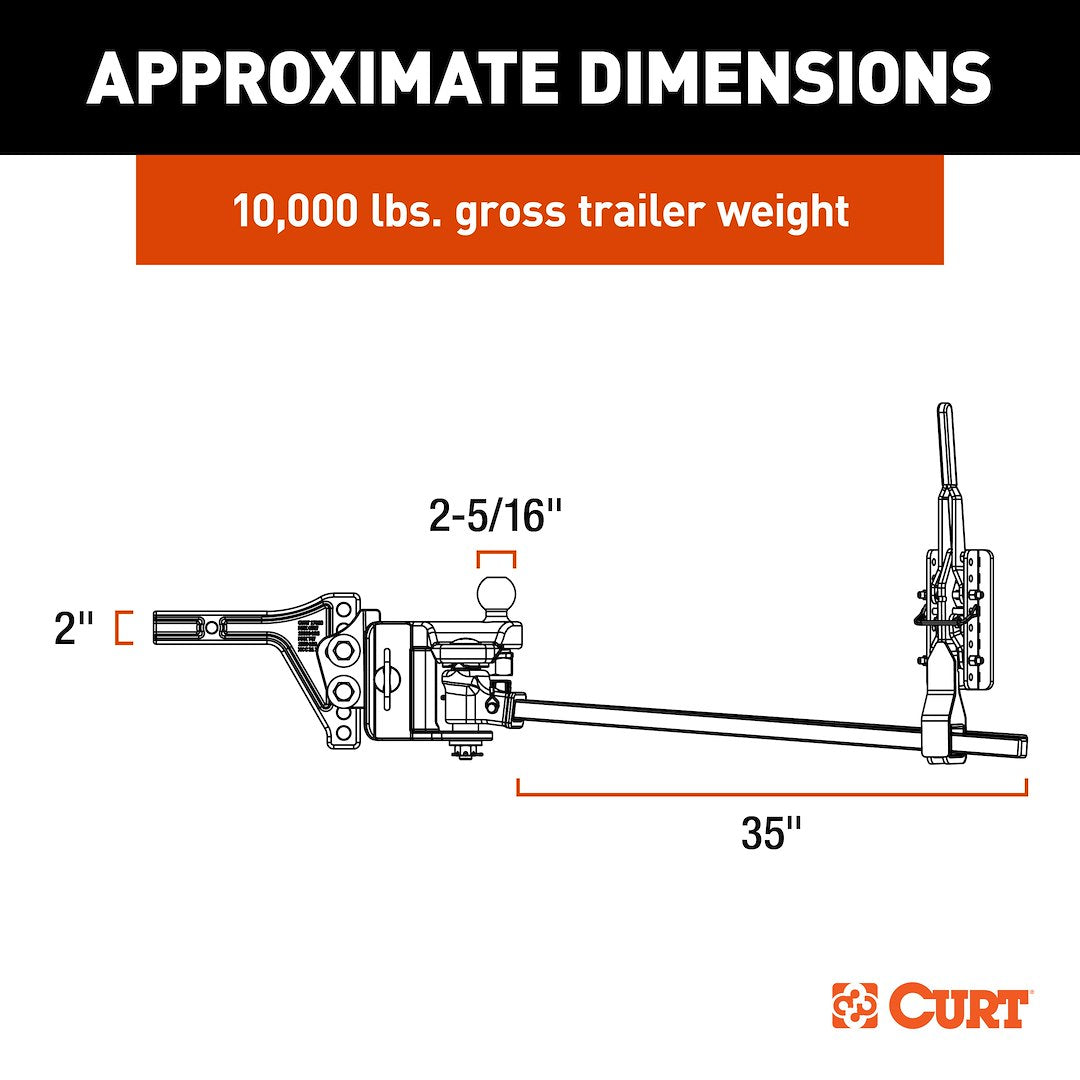 Curt 17520 Weight Distribution Hitch - image 4