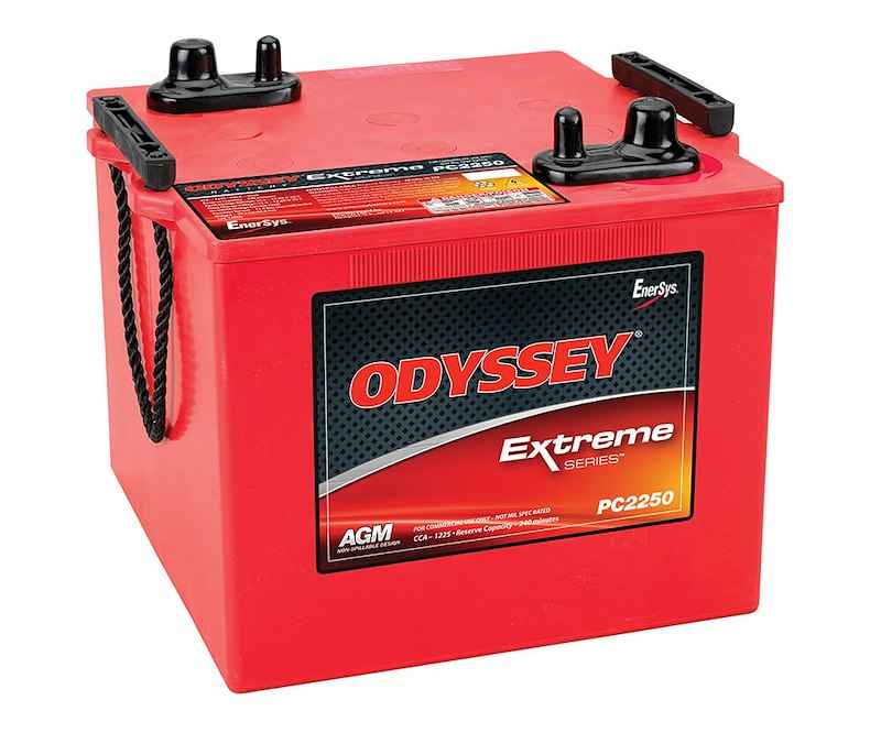 Odyssey Battery ODS-AGM6M Odyssey AGM Battery 12V 1225 CCA Group 6T – image 2