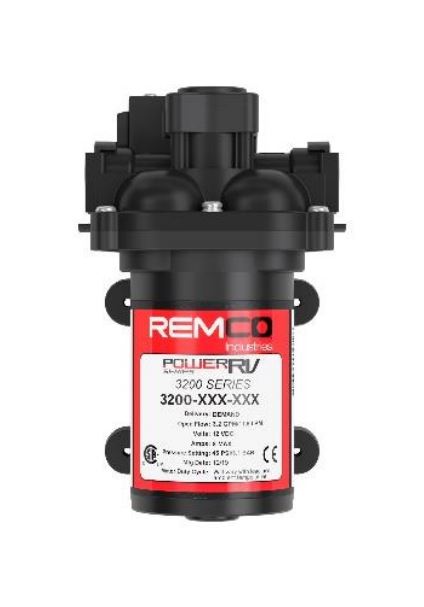 Remco 12V Fresh Water Pump - 3 GPM, 45 PSI – 9032141C48
