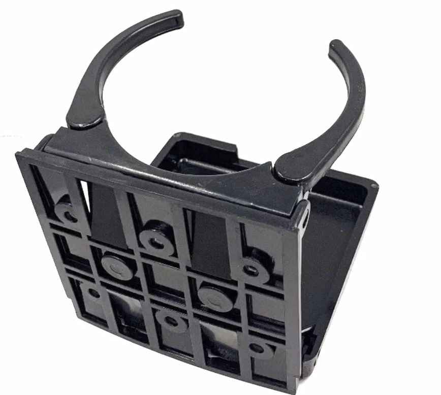 JR Products 45619 Black Folding Adjustable 44-fl-oz Cup Holder