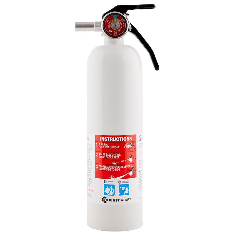 BRK Electronics REC5 First Alert Fire Extinguisher 2 lb UL Rated 5-B:C White – image 1