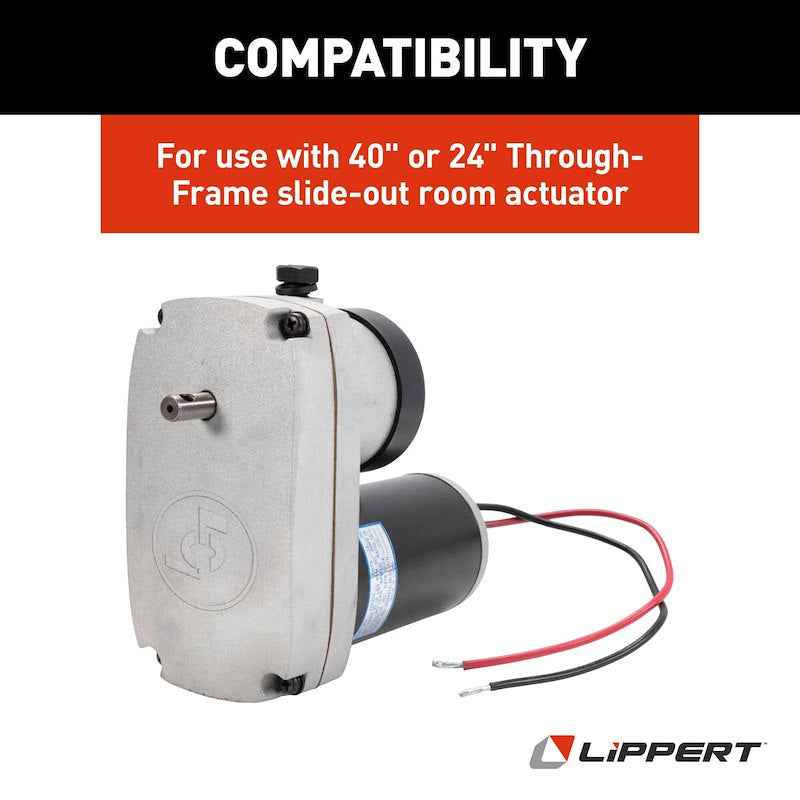 Lippert Components 125802 Slide Out Motor, 9000 RPM 18:1 Tuson Motor for Through Frame – image 7