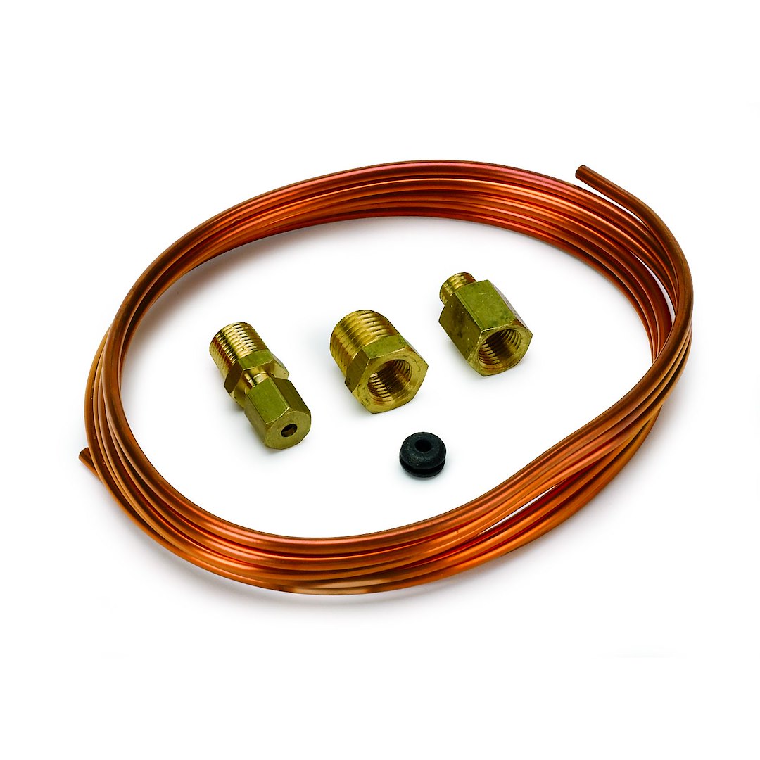 AutoMeter 3224 6-Foot Copper Pressure Tubing Kit, 1/8 Inch
