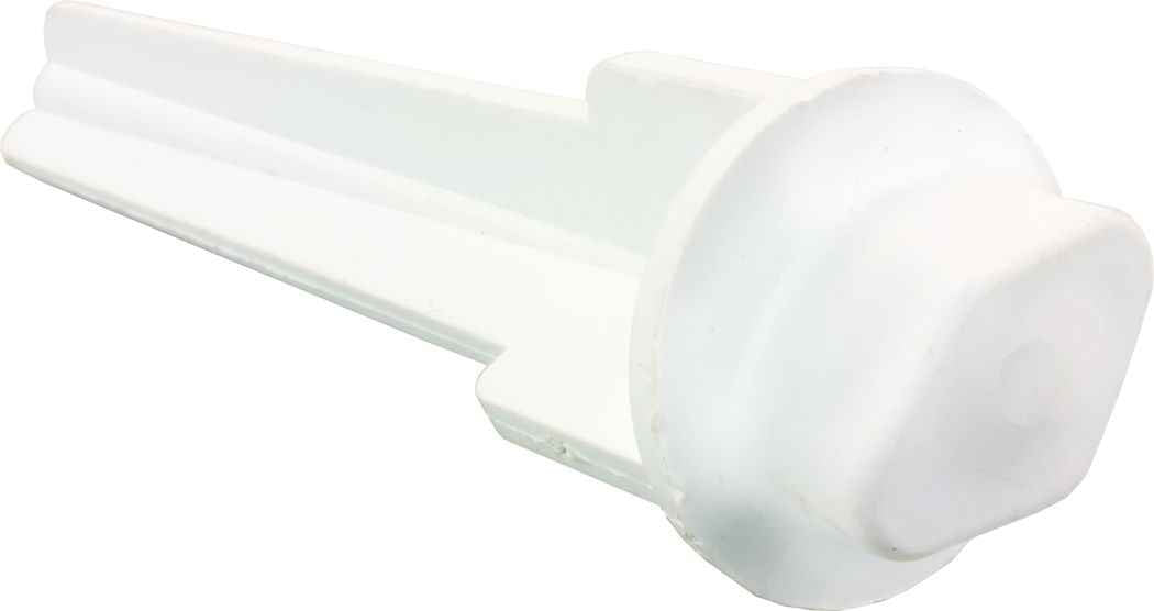 JR Products 95335 White Rubber Plug for 1-3/8-Inch Molded Sink