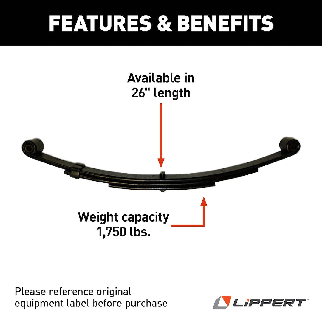 CURT Leaf Spring Single OEM Style (124903L)