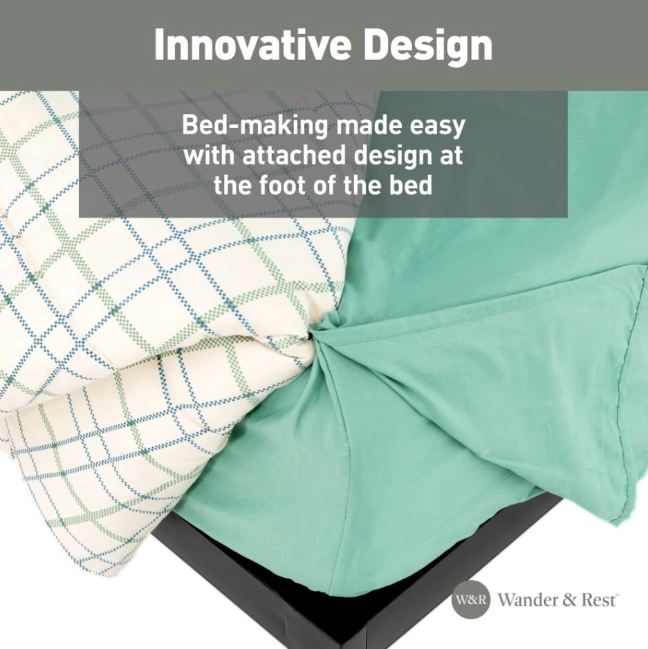 Lippert Narrow King RV Sheet Set - Ivory Plaid – 2024121151