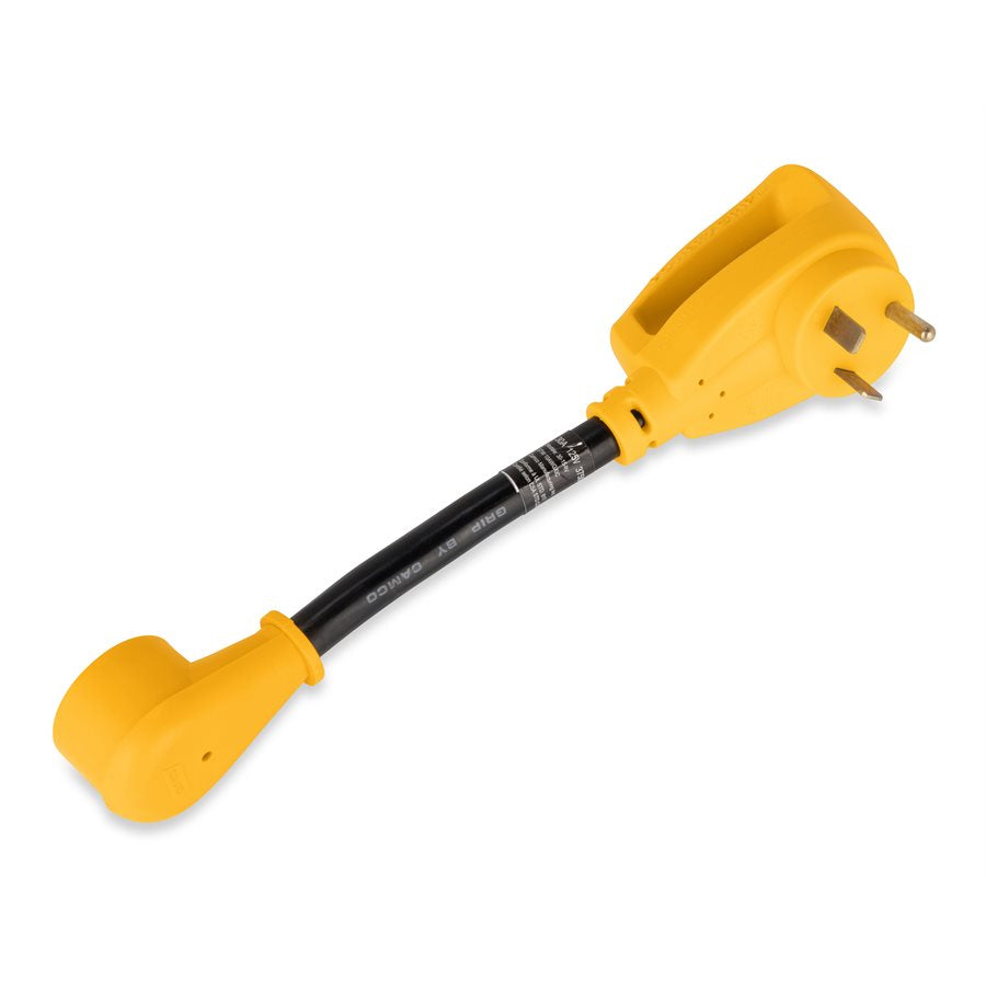 Camco 55155 Power Adapter - TT-30P to 5-15R, 12 in