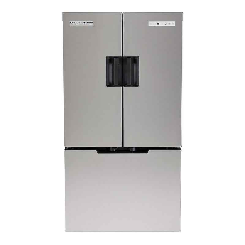 Norcold N15DCIMSS 15 Cu Ft., 3-Door RV Refrigerator With Freezer & Ice Maker 12V DC – image 1