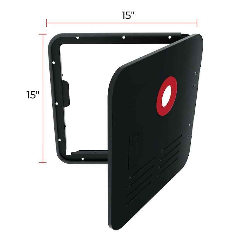 Fogatti FSBD-1515/BLACK RV Water Heater Access Door, 15" x 15", , Fits Fogatti – image 3