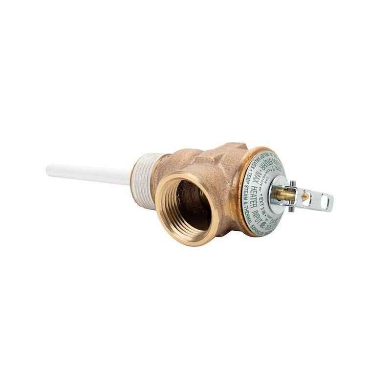 Camco 10471 Water Heater Pressure Relief Valve, 150 PSI, 4" Epoxy-Coated Probe, 3/4” NPT – image 1
