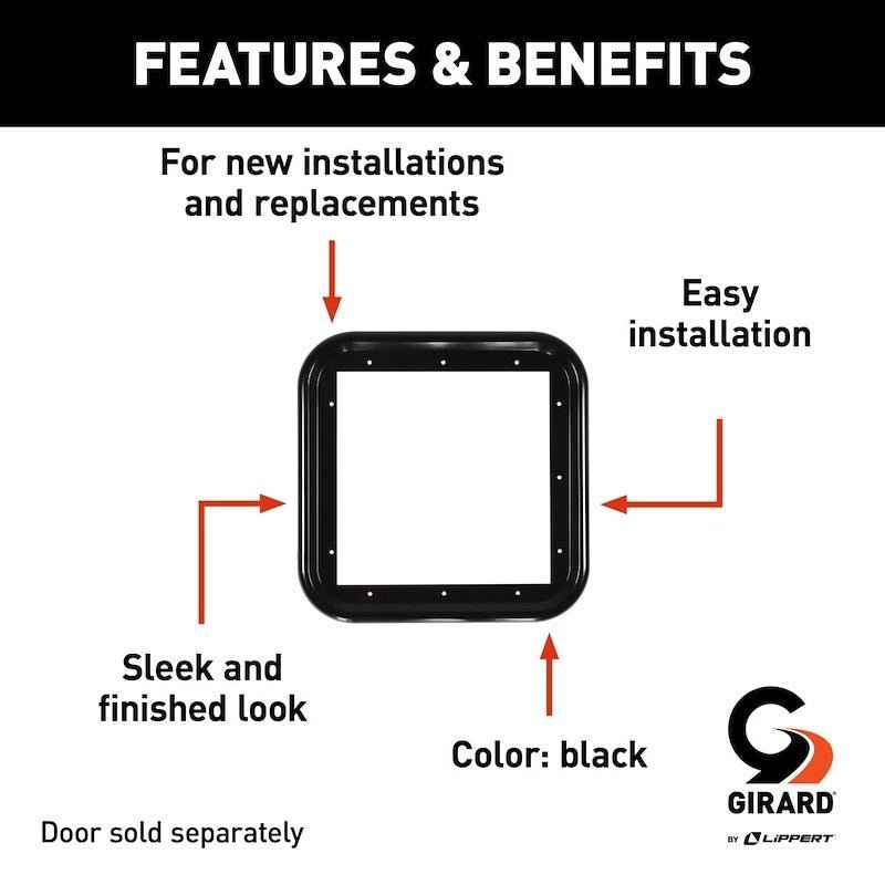 Lippert Components 2GWHDTR-B Girard Access Door Frame, Part – image 3