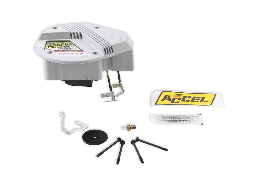 ACCEL Ignition 140003 Gray HEI In-Cap Super Coil, 45,000 Volts - image 1
