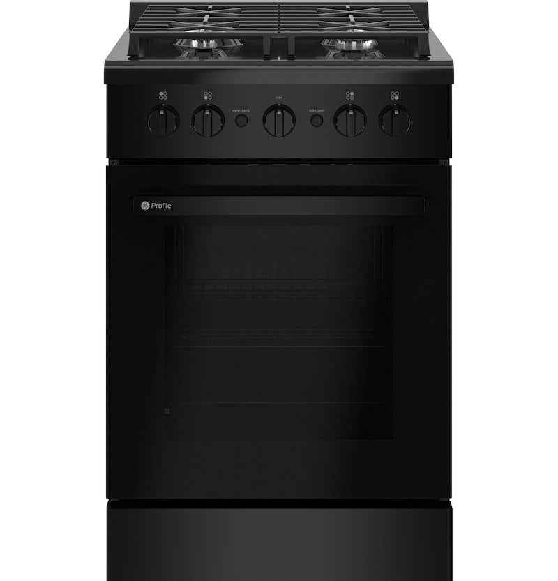 GE Appliances PLS624DTBB GE Profile RV Propane Range 24" 4 Burner with Oven, Black – image 1