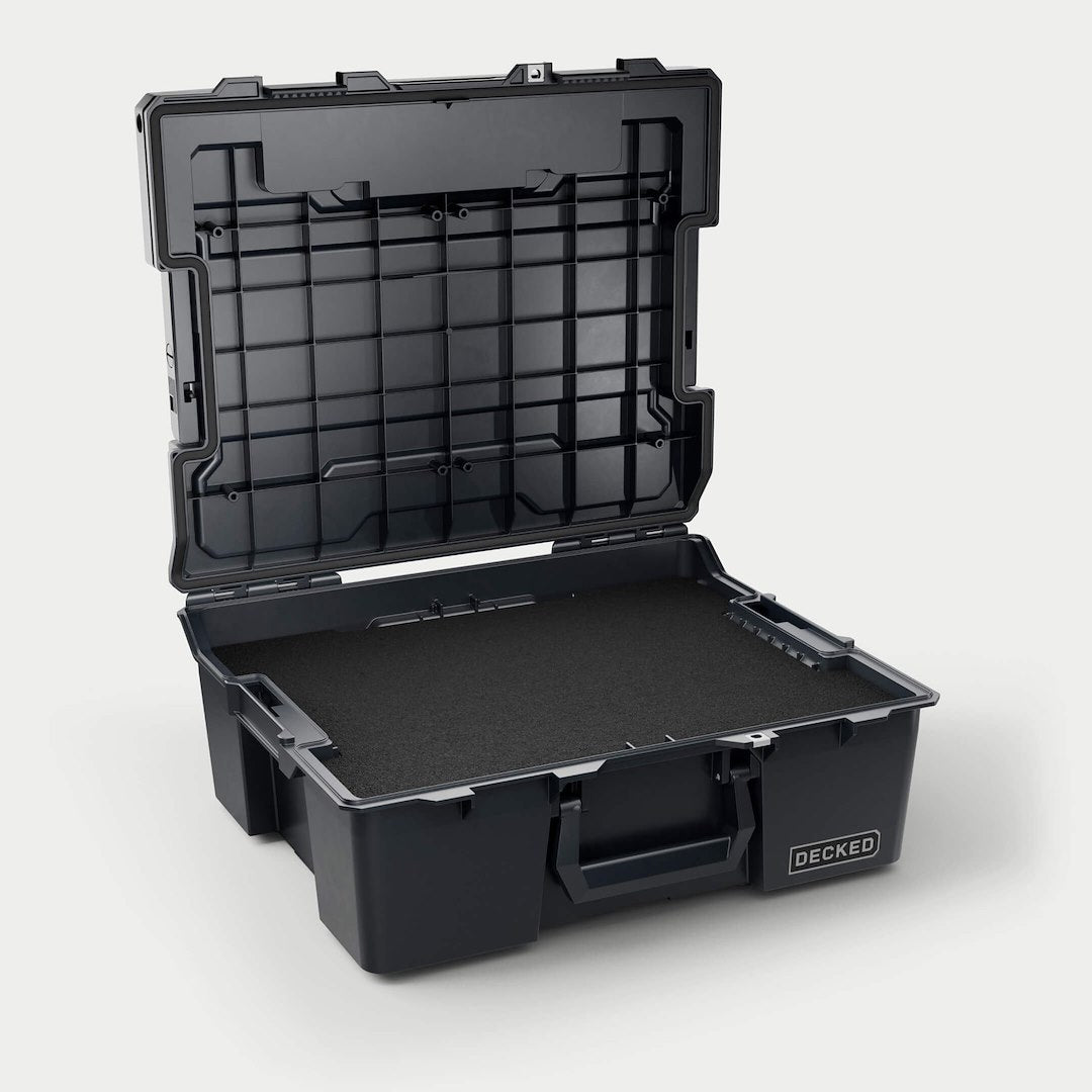 Decked A0020-HRAK-BLK Halfrack 32 Portable Storage Box